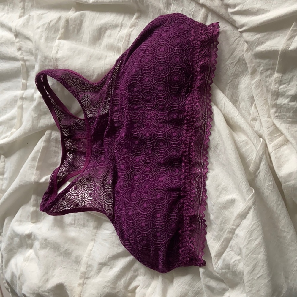 lace halter bralette